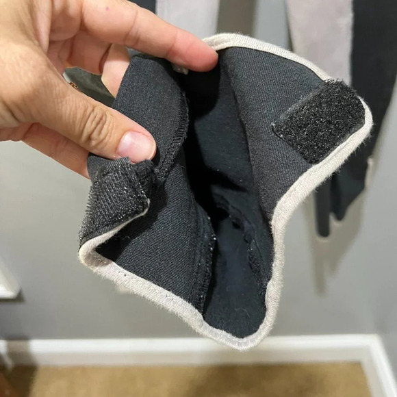 Ride Ap Womens Riding Rib Pants Equestrian Knee Patch Breeches Black 33x26 - Picture 9 of 12